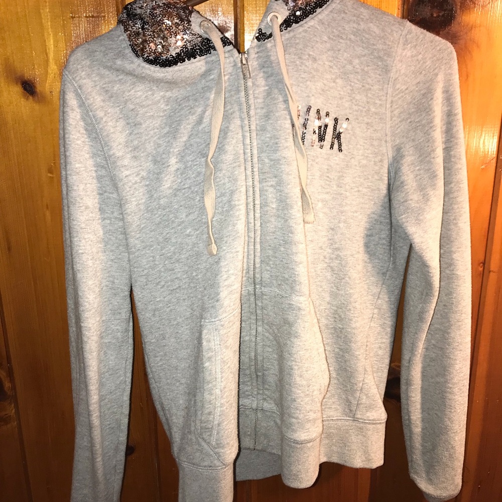 PINK zip up hoodie